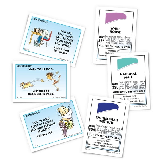 Washington D.C. Opoly Board Game