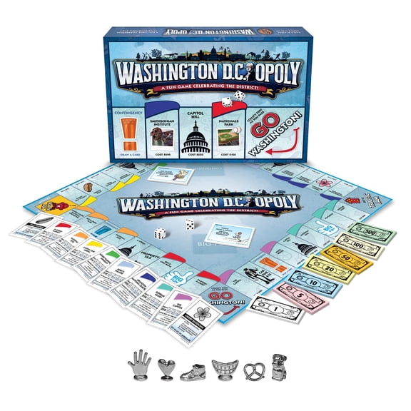 Washington D.C. Opoly Board Game