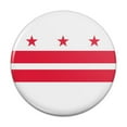 thumbnail image 1 of Washington D.C. The District of Columbia Flag Pinback Button Pin, 1 of 4