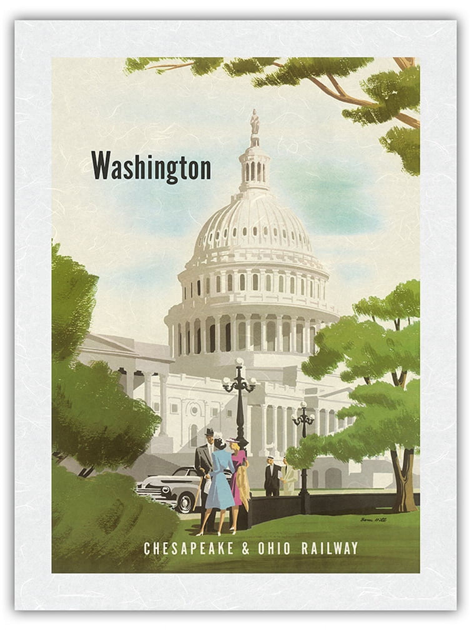 Washington D.C. - United States Capitol Building - Chesapeake Ohio ...