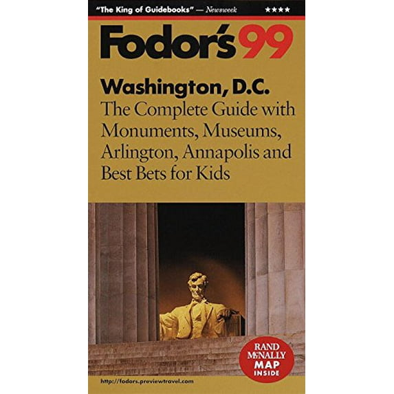 Pre-Owned Washington DC 1999 (Fodor's Gold Guides) Paperback