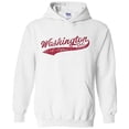 thumbnail image 1 of Washington DC Baseball Script - Hometown Pride, Pitcher Hoodie - Medium - White, 1 of 6