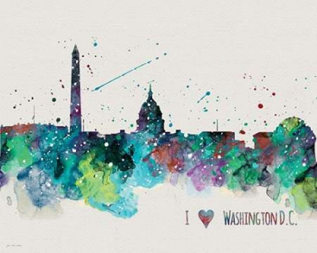 Washington DC Canvas Art - Jo Moulton (24 x 30)
