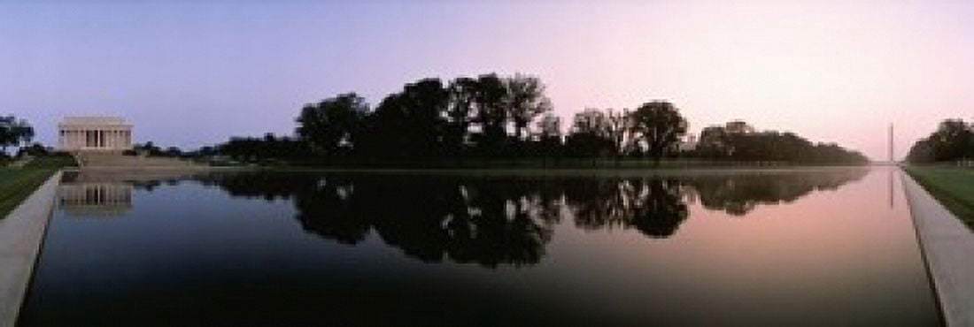 Washington DC Canvas Art - Panoramic Images (18 x 6)