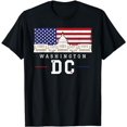 thumbnail image 1 of Washington DC Capitol Hill USA Flag Souvenir T-Shirt T-Shirt, 1 of 5