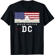 Washington DC Capitol Hill USA Flag Souvenir T-Shirt T-Shirt