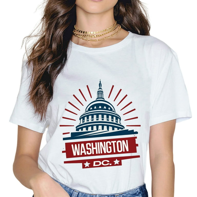 Washington Dc Flag Tshirt - Washington Dc City Flag Shirt Washington Dc Flag Tshirt - Washington Dc City Flag Shirt