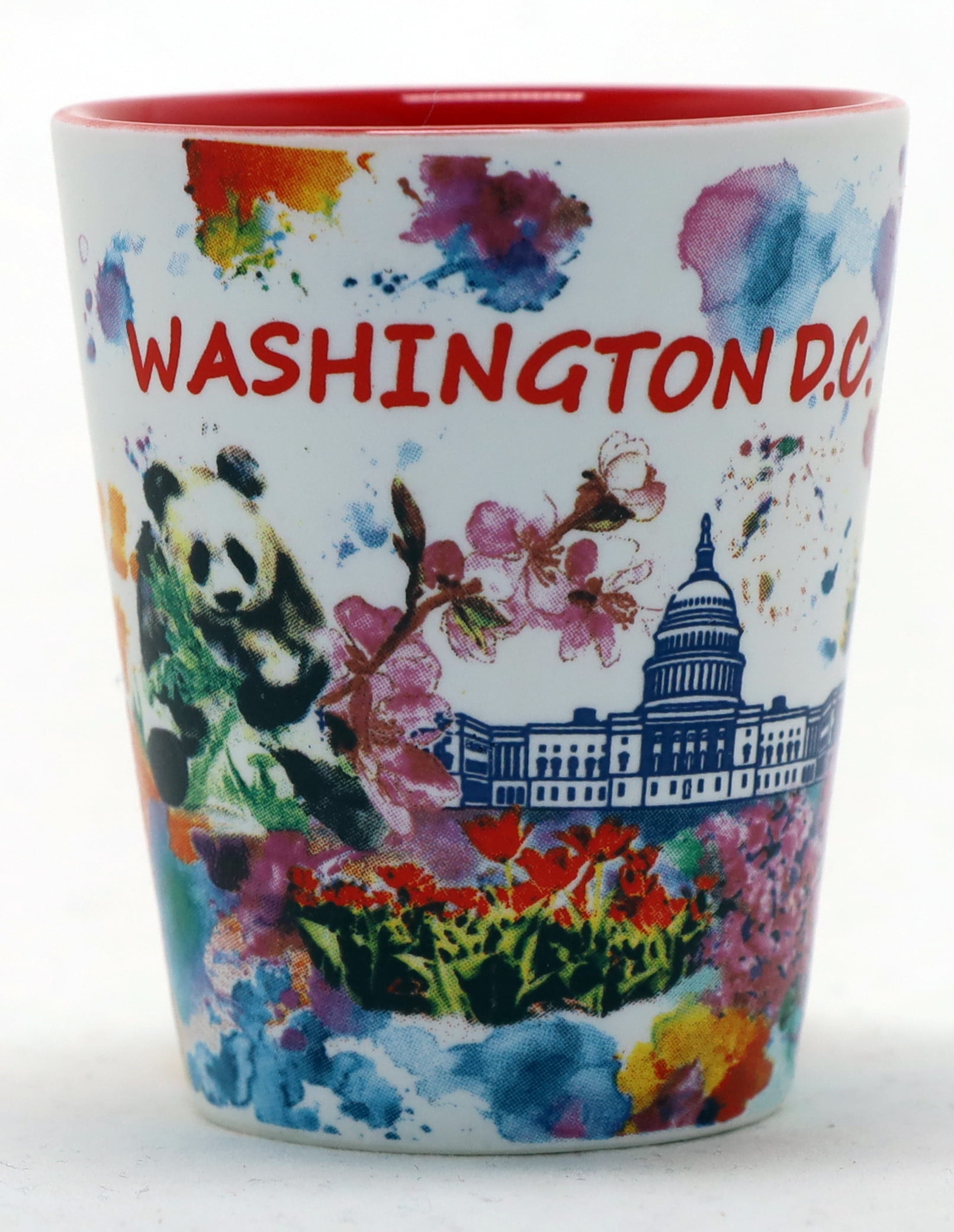 Fanion Feutre Vintage – Souvenir De Washington D.C. – Objet Modifié