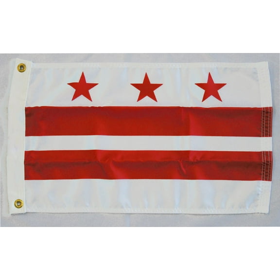 Washington, DC (District of Columbia) - 12"X18" Nylon Flag