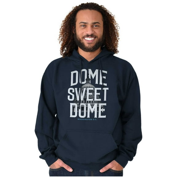 Washington DC Dome Funny Capitol Pun Hoodie Sweatshirt Women Men Brisco Brands L