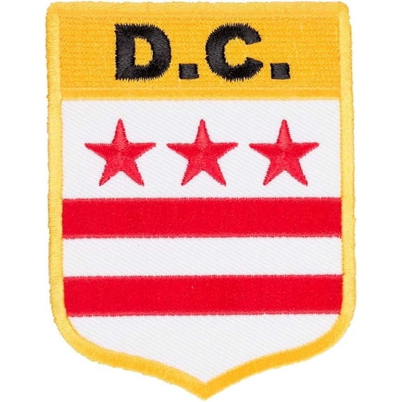Washington DC Flag Shield, District of Columbia Patches
