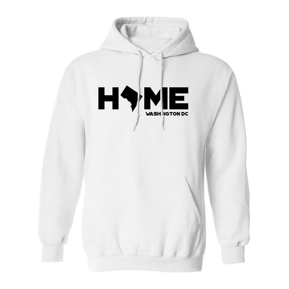 Washington DC HOME Adult Hooded Sweatshirt