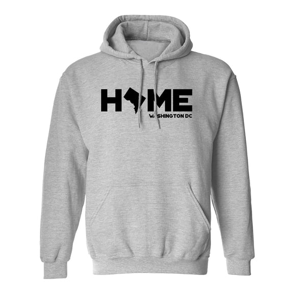 Washington DC HOME Adult Hooded Sweatshirt