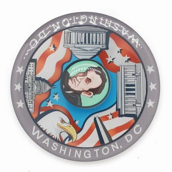 Washington DC Interactive 3D Acrylic Magnet