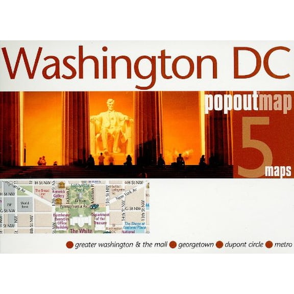 Pre-Owned Washington DC Popout Map (Footprint Popout Map) Paperback