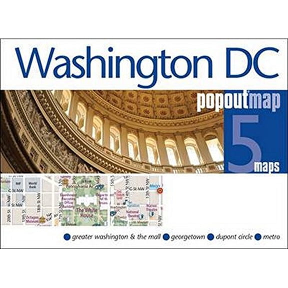 Pre-Owned Washington DC Popout Map (PopOut Maps) Paperback