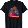 thumbnail image 1 of Washington DC T-Shirt USA Capital Landmarks Art Souvenir Tee, 1 of 3