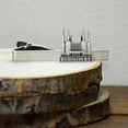 thumbnail image 1 of Washington DC Temple,Antique Gold Temple Tieclip by Ringmasters, 1 of 2