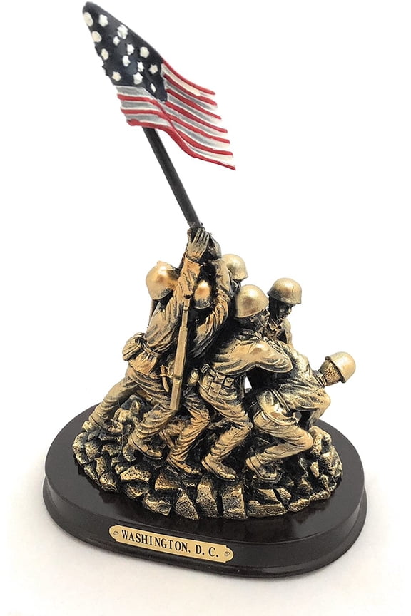 Washington DC Us Marine Corps War Memorial Figurine: The Iwo Jima Memorial (6")