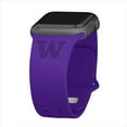 thumbnail image 1 of Washington Engraved Silicone Unisex Watch Band for Apple Watch - 42/44/45/49mm(46mm Series 10/11) Purple by Affinity Bands, 1 of 1