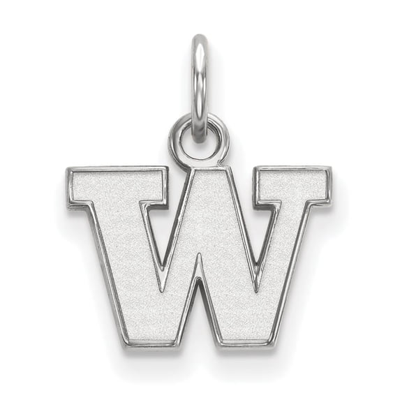 Washington Extra Small (3/8 Inch) Pendant (10k White Gold)