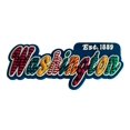 thumbnail image 1 of Washington Festive Multicolor Letters Fridge Designer Magnet 3.25" x 1.25", 1 of 1