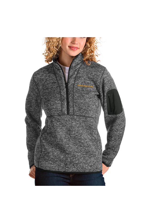 Women's Antigua Washington Football Team Fortune Quarter-Zip Pullover Jacket