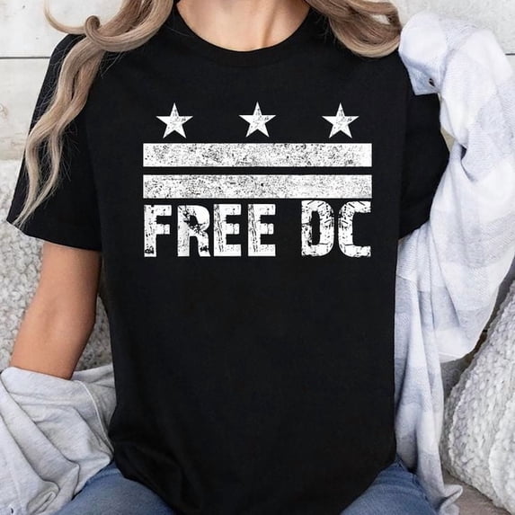 Washington Free DC T-Shirt Unisex, Sizes S-5XL, Tbun
