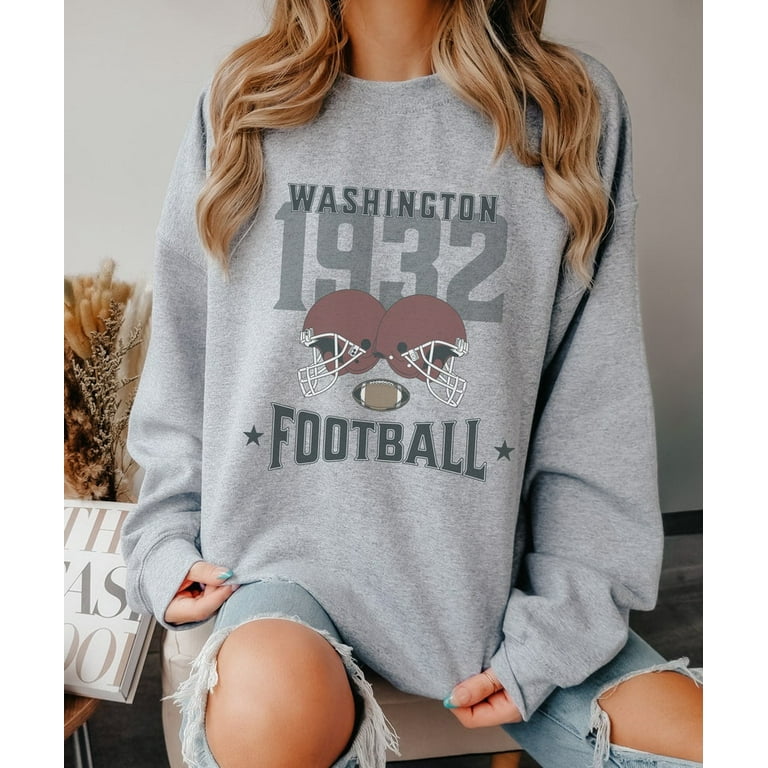 Washington Game Day Football Sweatshirt Vintage Washington Crewneck Commanders Fan Gift Cute Washington Commanders Shirt Washington Tee Walmart