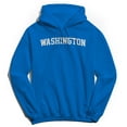 thumbnail image 1 of Washington Graphic Royal Men's Cotton Pullover Hoodie, 1 of 1