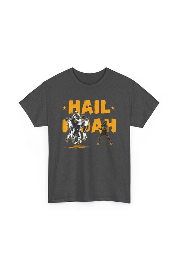 Washington Hail Mary Noah Brown #85 Football Cartoon Unisex Heavy Cotton Tee-KFTNB001-Dark Heather-S
