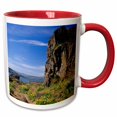 thumbnail image 1 of 3drose, Washington, Horsethief Butte, Lava Flows - Us48 Jeg0000 - Julie Eggers, 11oz Two-tone Red Mug, 1 of 6