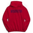 thumbnail image 1 of Washington Humor Graphic Red Men's Crewneck Sweatshirt Hoodie, 1 of 1