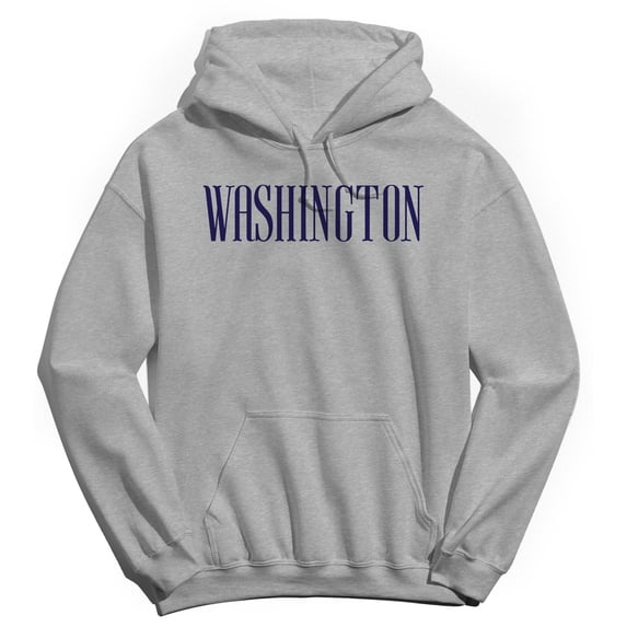 Washington Humor Graphic Sport Grey Men's Crewneck Sweatshirt Hoodie