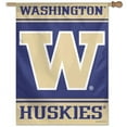 thumbnail image 1 of Washington Huskies Banner/vertical Flag 27 X 37 Inch - W Logo, 1 of 1