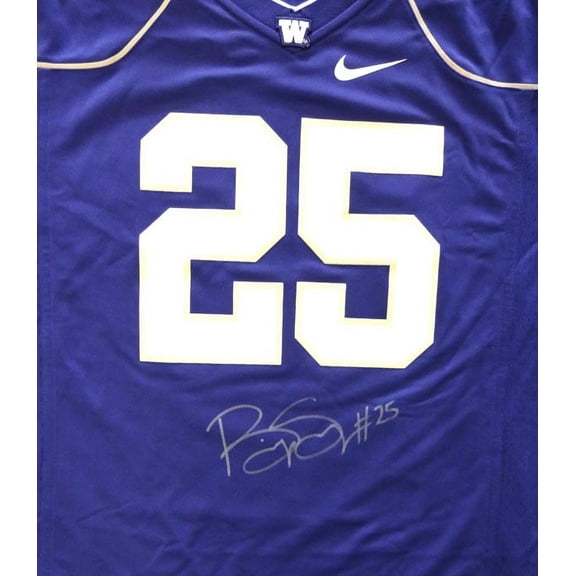 Washington Huskies Bishop Sankey Autographed Purple Nike Jersey Size L MCS Holo 73078