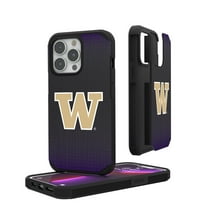 Washington Huskies Linen Logo iPhone Rugged Case
