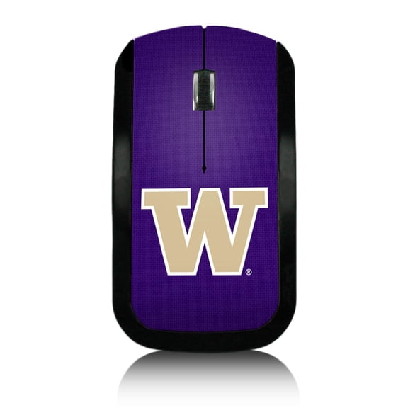 Washington Huskies Solid Design Wireless Mouse