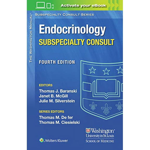 Pre-Owned Washington Manual Endocrinology Subspecialty Consult (Washington Manual Subspecialty Consult) Paperback