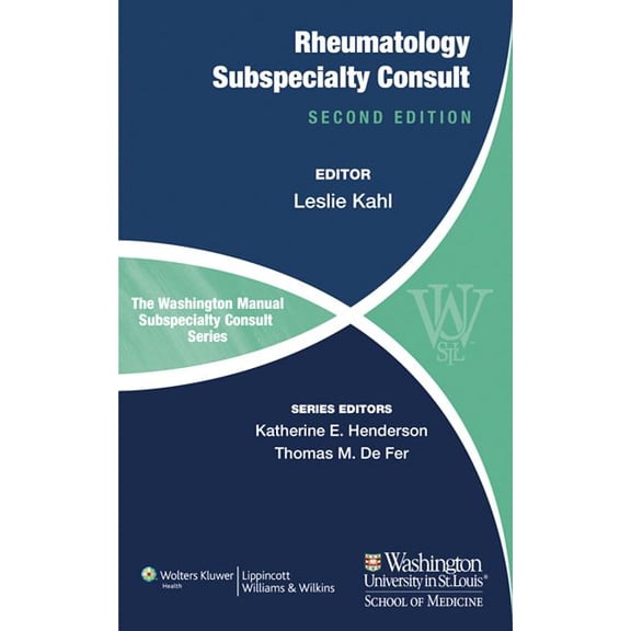 Pre-Owned Washington Manual: Subspecialty Consult: The Washington Manual of Rheumatology Subspecialty Consult (Paperback)
