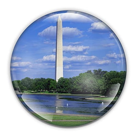 Washington Monument Paperweight In Gift Box, 3 Inch Crystal Dome, Perfect For House Warming Gift