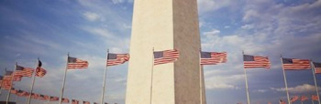 Washington Monument Washington DC USA Canvas Art - Panoramic Images (18 x 6)