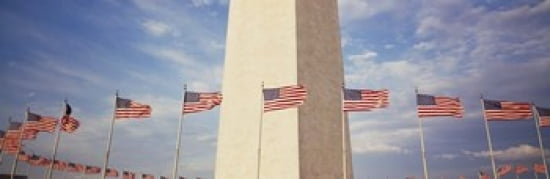 Washington Monument Washington DC USA Canvas Art - Panoramic Images (36 x 12)