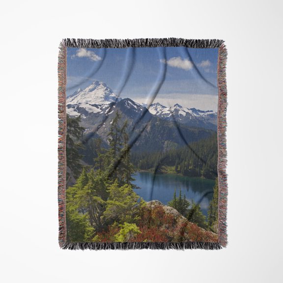Washington, Mt Baker Wilderness, Iceberg Lake - Us48 Bja0212 - Jaynes Gallery, Woven Blanket
