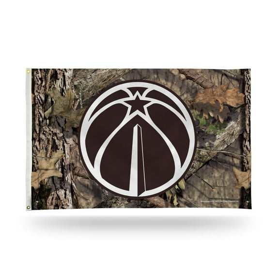 Washington Basketball Wizard's Bold Mossy Oak Camo Design 3x5 Indoor/Outdoor Banner Flag