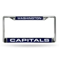 thumbnail image 1 of Washington Hockey Capital's Chrome Metal Laser Cut License Plate Frame, 1 of 8