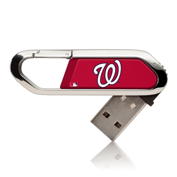 Washington Nationals 32GB Solid Design Clip USB Flash Drive