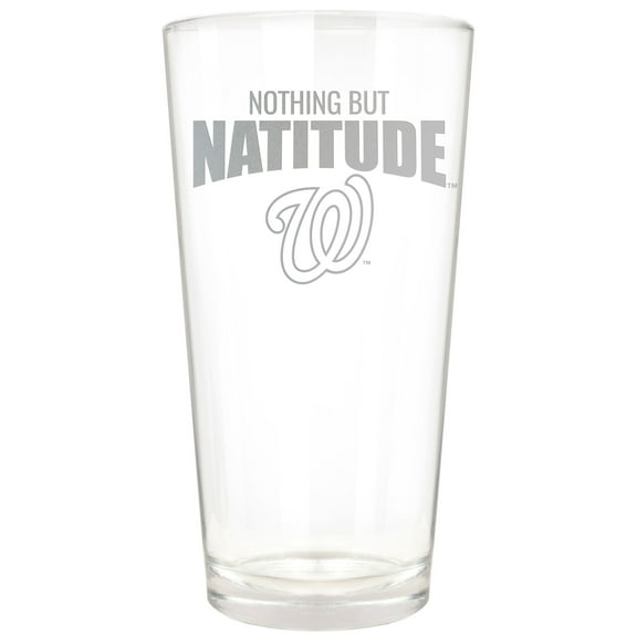 Washington Nationals Etched 16oz. Rally Cry Pint Glass