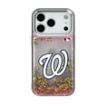 thumbnail image 1 of Washington Nationals Linen Logo iPhone Glitter Case, 1 of 6