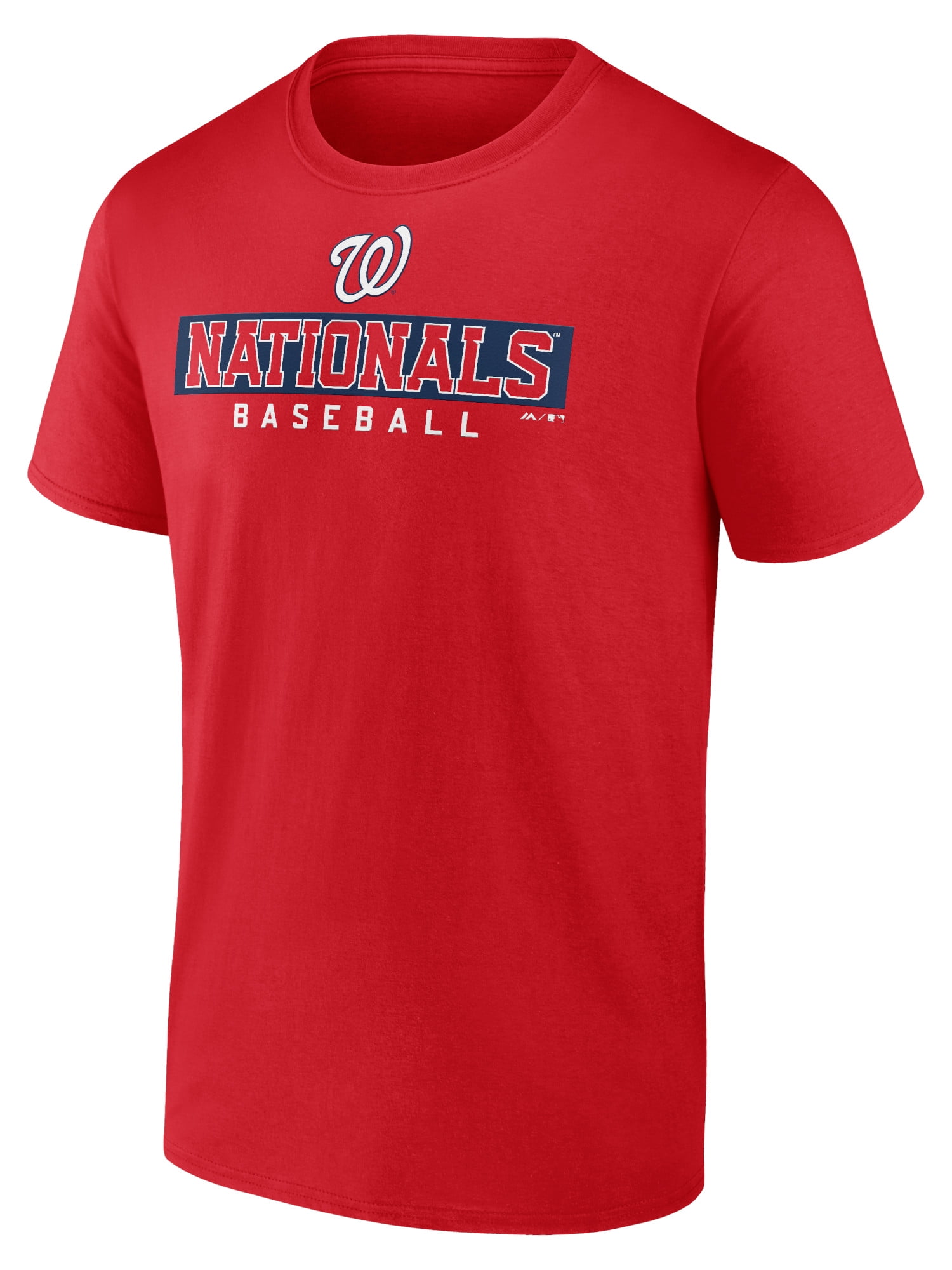 Washington Nationals MLB Team Style Men's Crew Neck Short Sleeve T